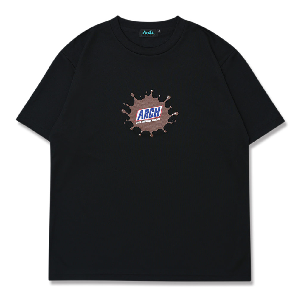 アーチ メンズ レディス バスケットボール 半袖Tシャツ charge up tee