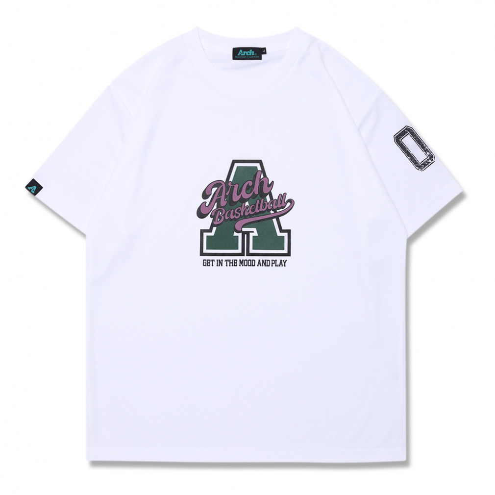 A[` Y fBX oXPbg{[ TVc cursive logo A tee (DRY) T125 Arch