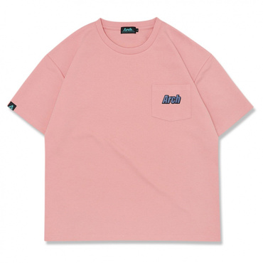 diagonal bar pocket tee
