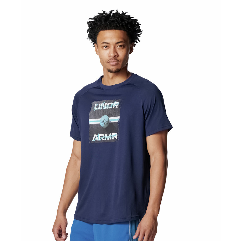 UAドリーマーズ ロゴ ショートスリーブ Tシャツ(ネイビー-S)