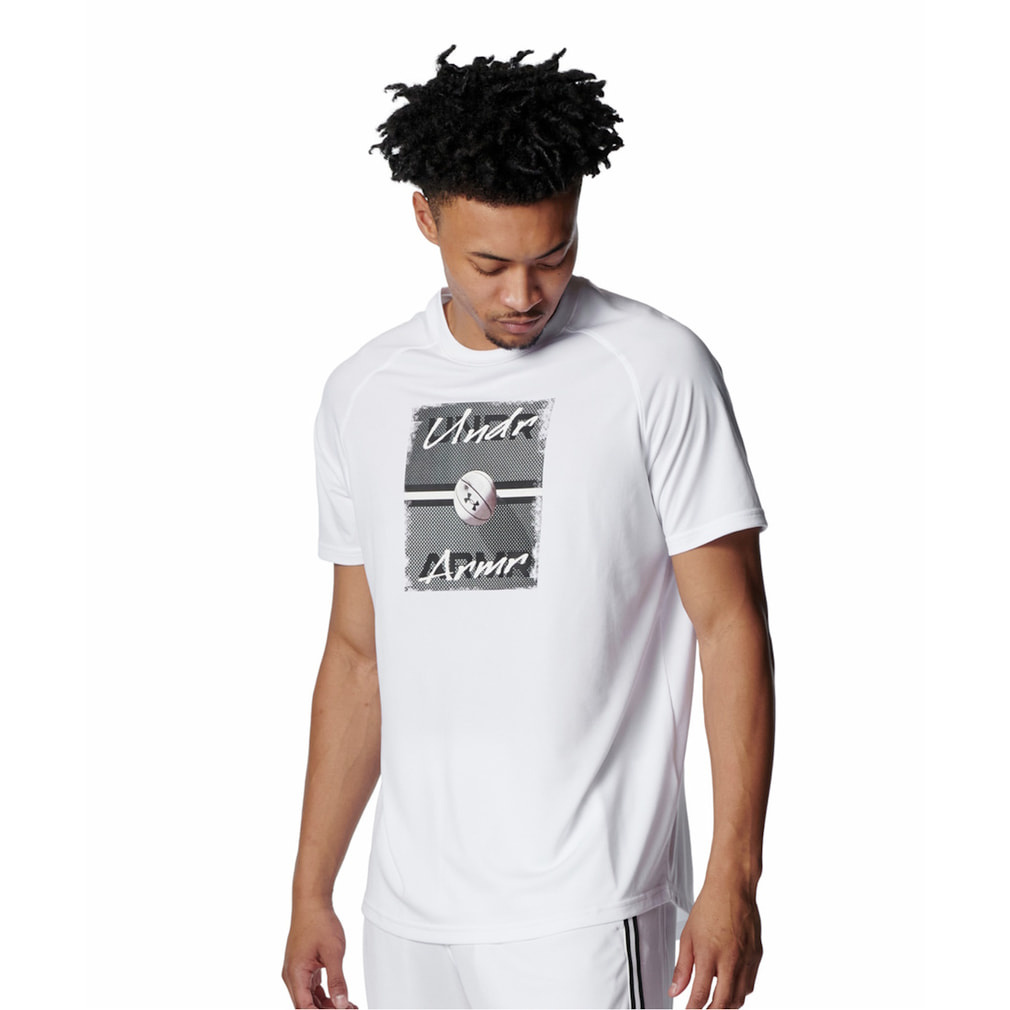 UAドリーマーズ ロゴ ショートスリーブ Tシャツ(ホワイト-S)