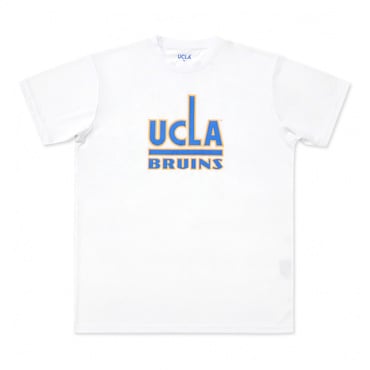 UCLA ドライクラシックロゴTシャツ(ホワイト-M)