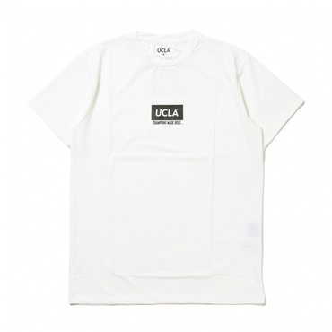 UCLAスクエアロゴ Tシャツ UCLA バスケ(ホワイト-S　ユニセックス)