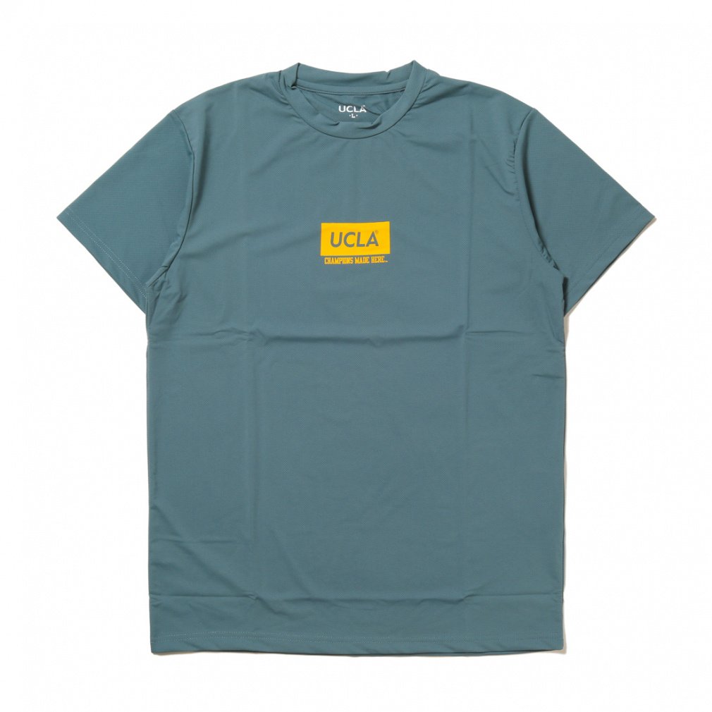 UCLAスクエアロゴ Tシャツ UCLA バスケ(グレー-S　ユニセックス)