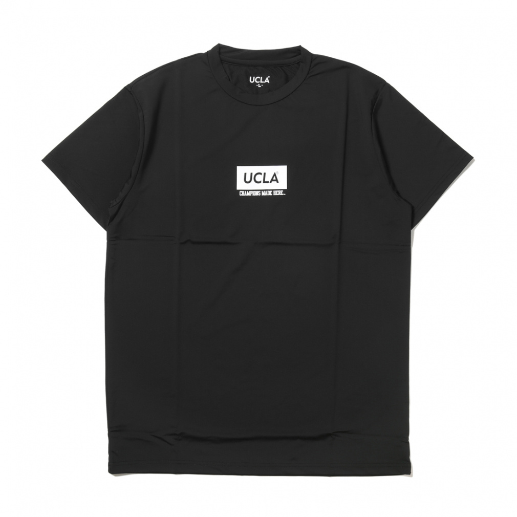 UCLAスクエアロゴ Tシャツ UCLA バスケ(ブラック-S　ユニセックス)