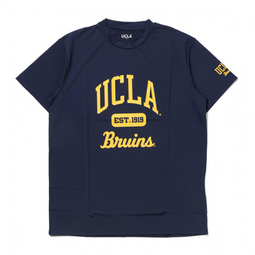 UCLA アメカジロゴ Tシャツ UCLA バスケ(ネイビー-S　ユニセックス)