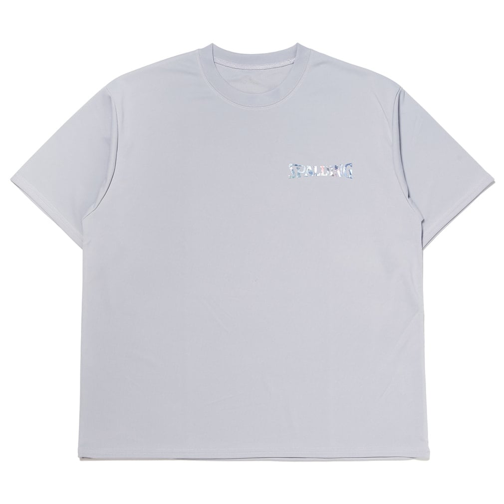 Tシャツ ホログラム ワードマーク(グレー-M)