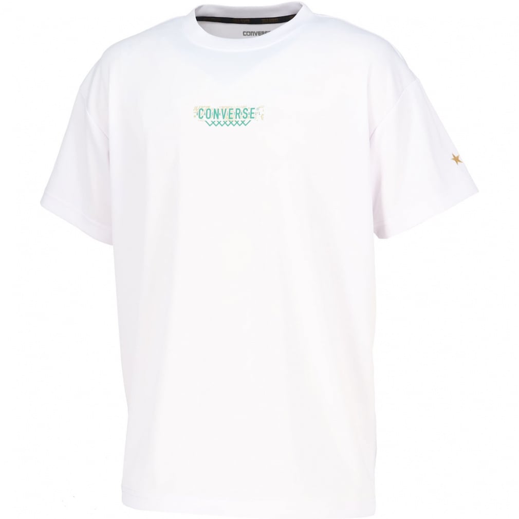 GSプリントTシャツ(ホワイト-M)