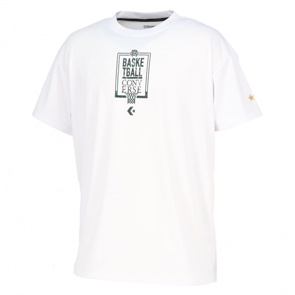 ゴールドシリーズ プリントTシャツ(ホワイト-M)