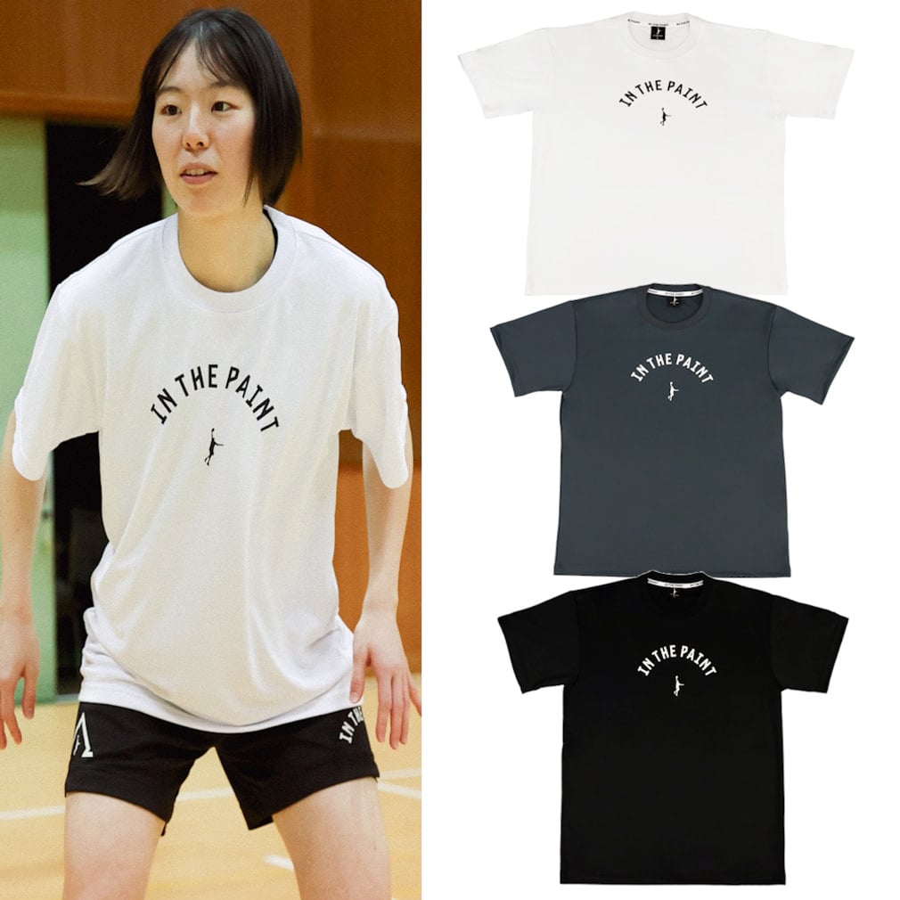 インザペイント メンズ レディス バスケットボール 半袖Tシャツ