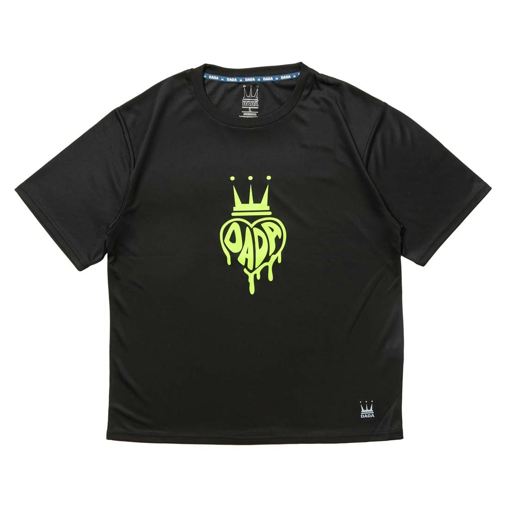 ダダ メンズ レディス バスケットボール 半袖Tシャツ HEART PAINT LOGO