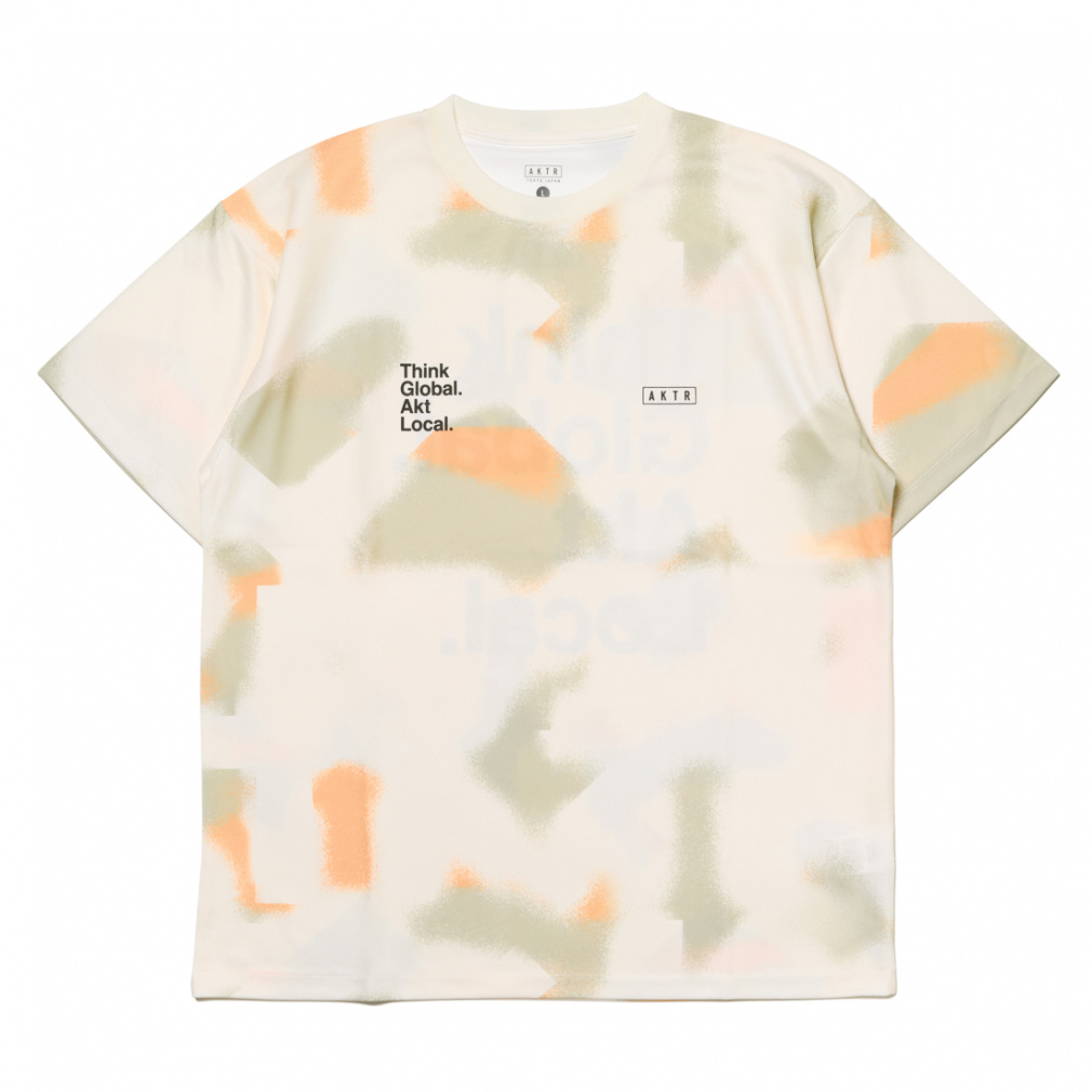 �A�N�^�[ �����Y ���f�B�X �o�X�P�b�g�{�[�� ����T�V���c SCRIBBLE AKT LOCAL LOOSE FIT SPORTS TEE 124-017005 AKTR