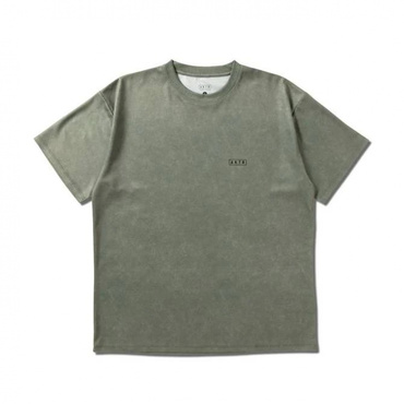 MOCK GARMENT DYED LOOSE FIT SPORTS TEE