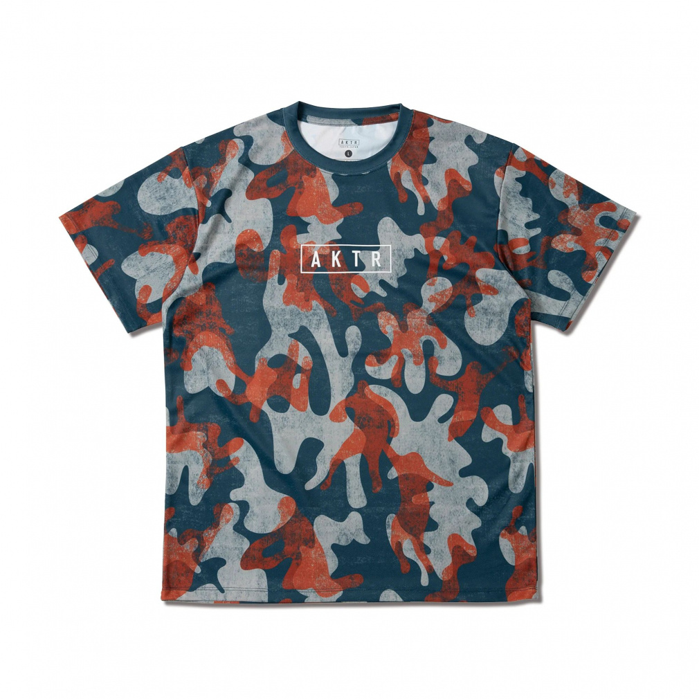 �A�N�^�[ �����Y ���f�B�X �o�X�P�b�g�{�[�� ����T�V���c PLAY CAMO LOGO SPORTS TEE 225-012005 AKTR