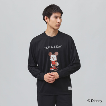 グラフィック長袖Tシャツ 吸水速乾(iDRY)/UPF50+