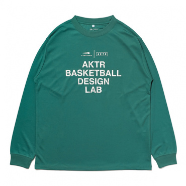 TIGORA×AKTR LOGOプリント 長袖Tシャツ