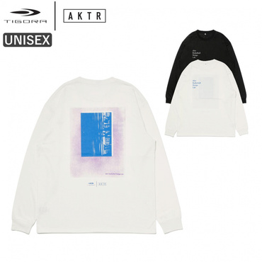 TIGORA×AKTR フォトプリント長袖Tシャツ