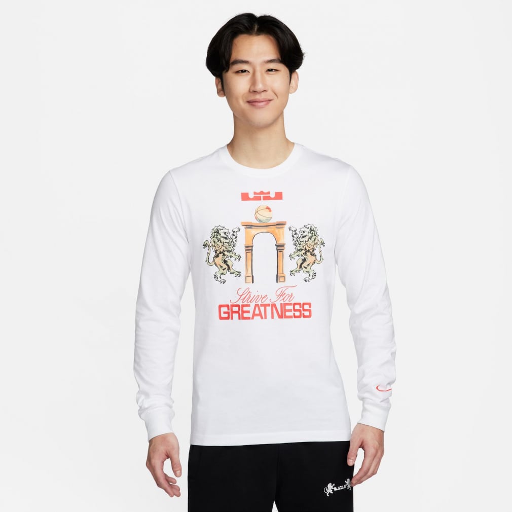 ナイキ メンズ レディス バスケットボール 長袖Tシャツ レブロン