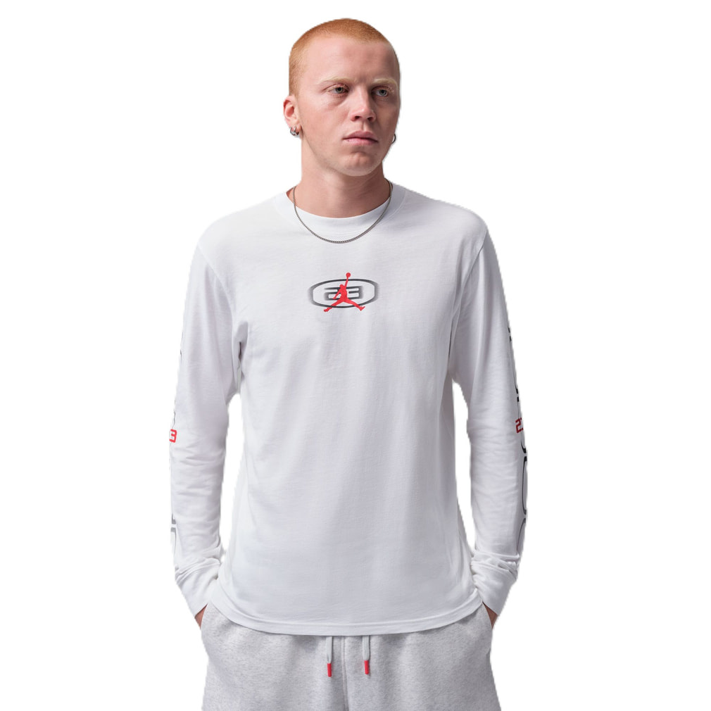 ジョーダン メンズ レディス バスケットボールウェア 長袖Tシャツ