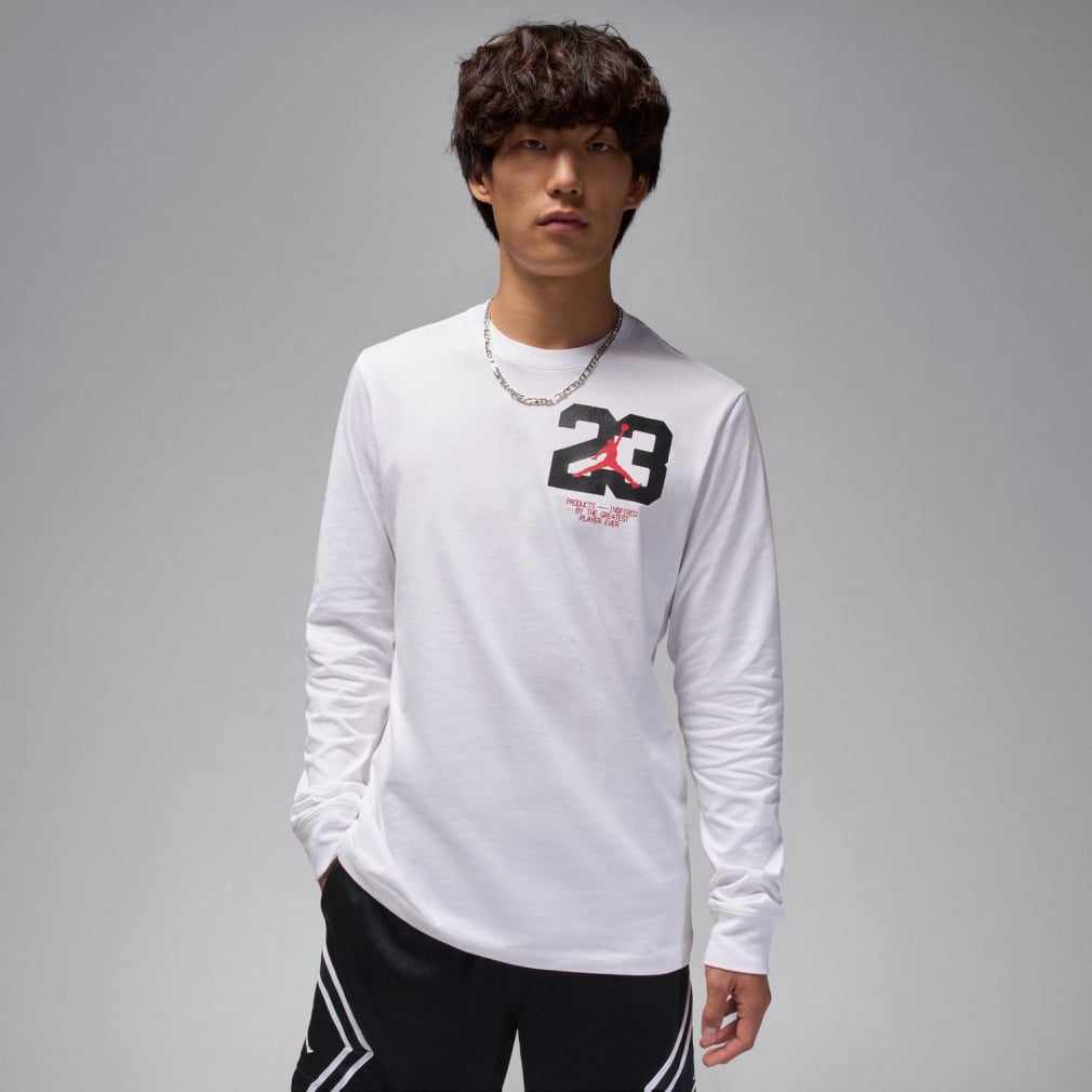 ジョーダン メンズ レディス バスケットボール 長袖Tシャツ スポーツ