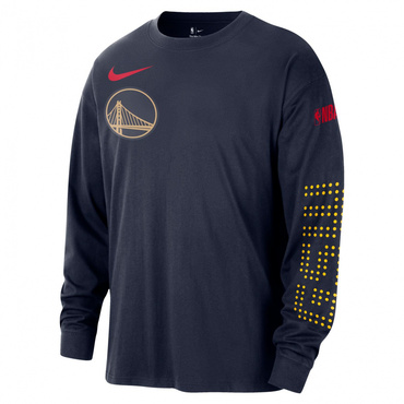 ゴールデンステート ウォリアーズ コートサイド シティ エディション NBA マックス90 ロングスリーブ Tシャツ