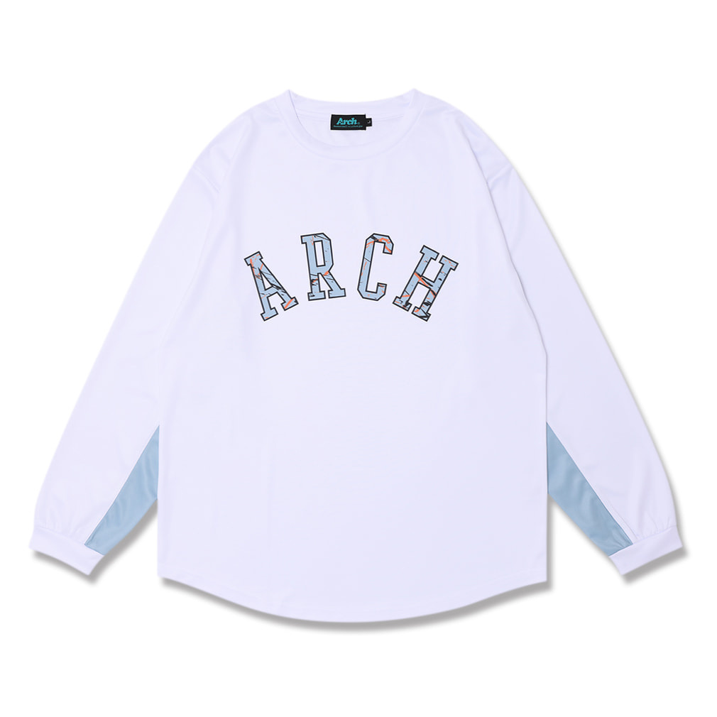 ☆値下げ中☆ 未使用 東南アジアのバスケット (Mサイズ) アーチ メンズ レディス バスケットボール 長袖Tシャツ motion splash