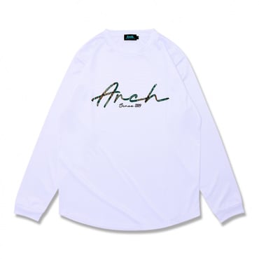 gobelin fabric logo L/S tee (DRY)