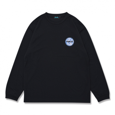 Arch leopard block logo L/S tee DRY