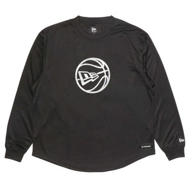 PAB LS OS TCT ROUND BALL LOGO BLK