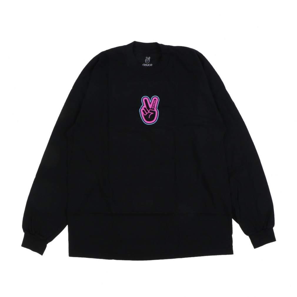デュース メンズ レディス バスケットボール 長袖Tシャツ Garment Dyed