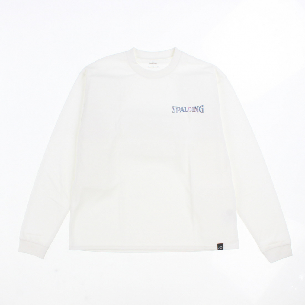 ロングスリーブTシャツ ホログラム ワードマーク(ホワイト-M)