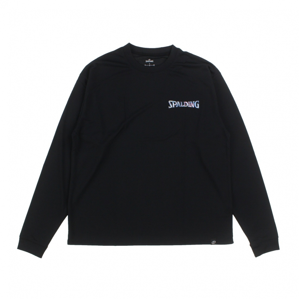 ロングスリーブTシャツ ホログラム ワードマーク(ブラック-M)