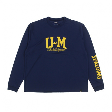 ロングスリーブTシャツ ミシガン UオブM スリーブロゴ