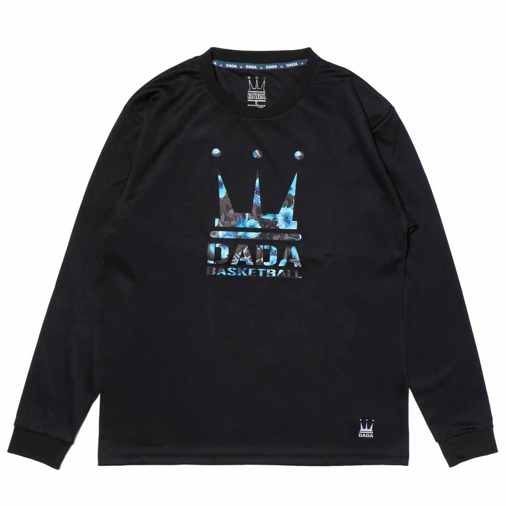トップス DADA ダダ メンズ レディス バスケットボール ウェア 長袖Tシャツ DADA BLUE