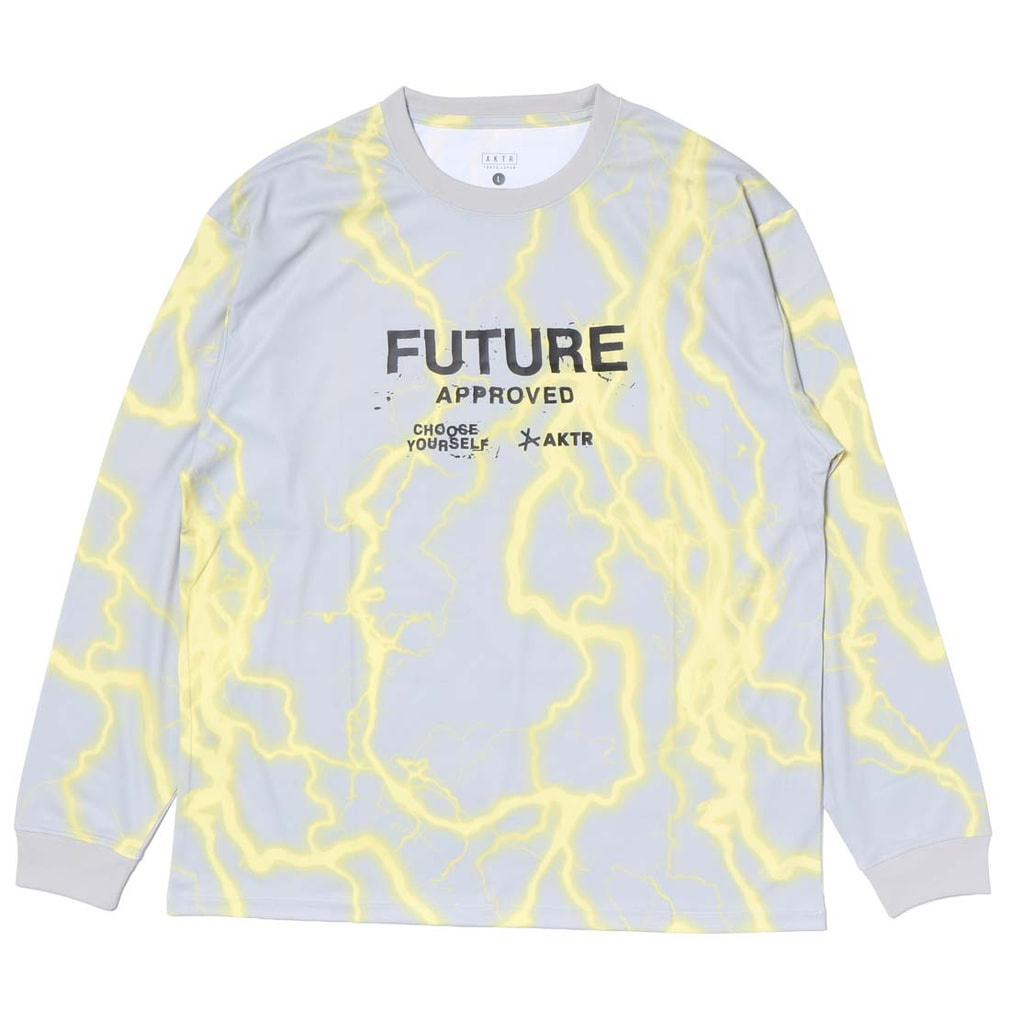 アクター メンズ レディス バスケットボール 長袖Tシャツ THUNDERBOLT