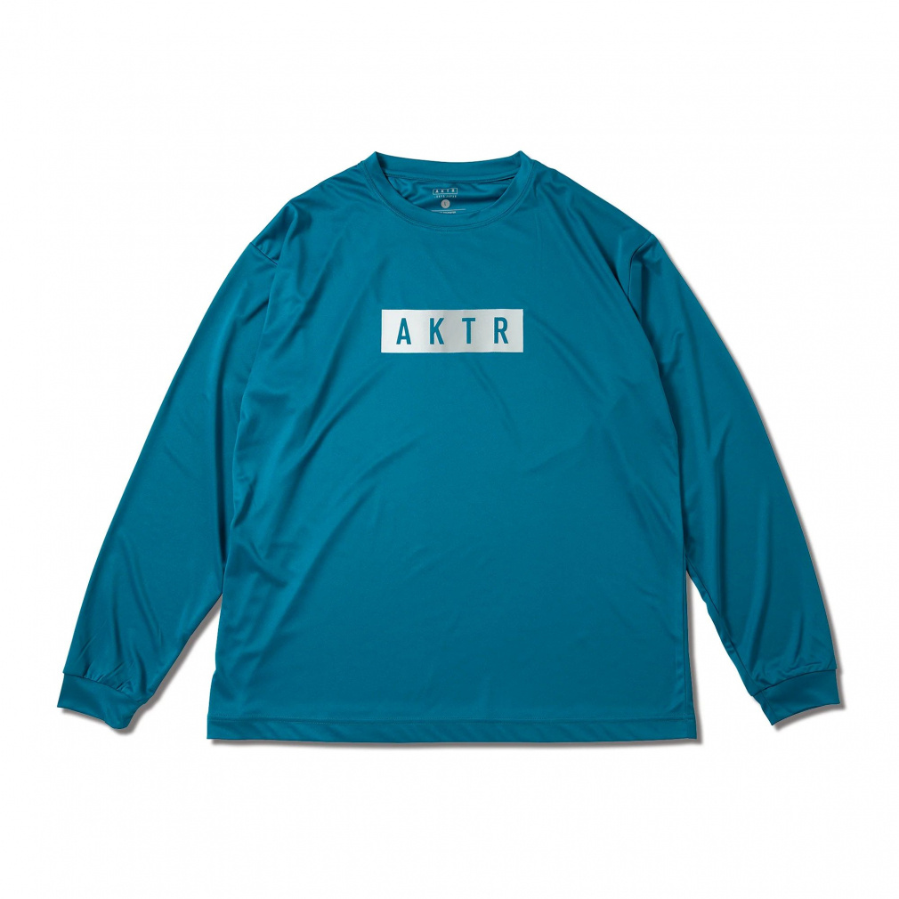 �A�N�^�[ �����Y ���f�B�X �o�X�P�b�g�{�[�� ����T�V���c FADE BOX LOGO L/S SPORTS TEE 225-020005 AKTR
