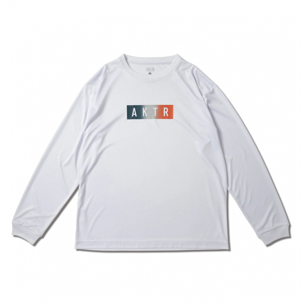 �A�N�^�[ �����Y ���f�B�X �o�X�P�b�g�{�[�� ����T�V���c FADE BOX LOGO L/S SPORTS TEE 225-020005 AKTR