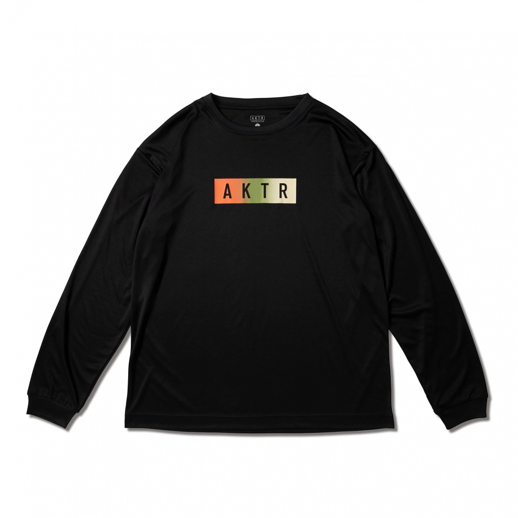 �A�N�^�[ �����Y ���f�B�X �o�X�P�b�g�{�[�� ����T�V���c FADE BOX LOGO L/S SPORTS TEE 225-020005 AKTR