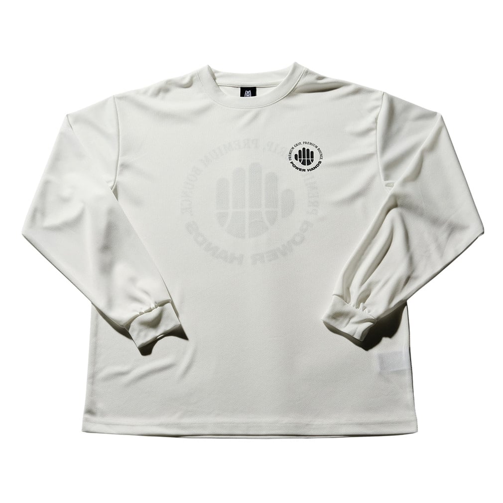 タチカラ メンズ レディス バスケットボールウェア 長袖Tシャツ POWER