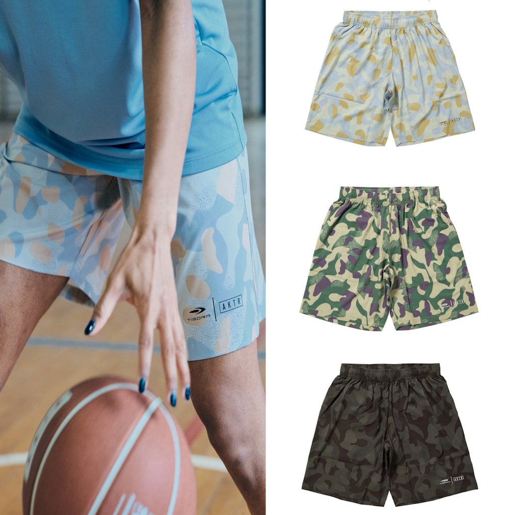 �e�B�S�� �A�N�^�[ �����Y ���f�B�X �o�X�P�b�g�{�[�� �n�[�t�p���c TIGORA×AKTR B.B CAMO �V���[�c TRAK-8KW3316HP TIGORA AKTR