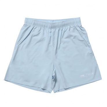 LOGOショートワイドショーツ(ペールブルー-S　ユニセックス)