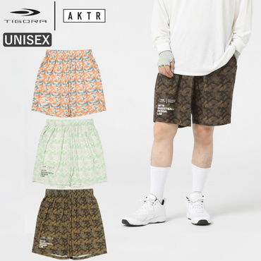 TIGORA×AKTR CAMO総柄プリントショーツ