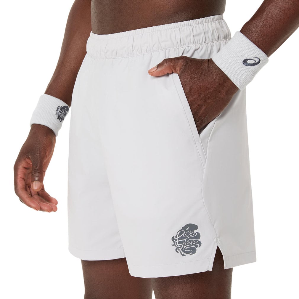 ホワイトアイス　裏トゲ　斑入り アシックス メンズ レディス バスケットボール ハーフパンツ KRAKENS