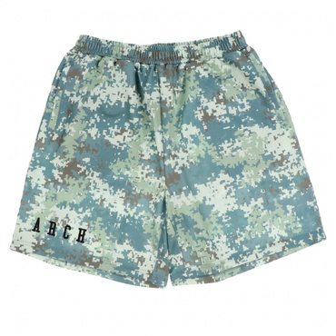 overlap camo shorts