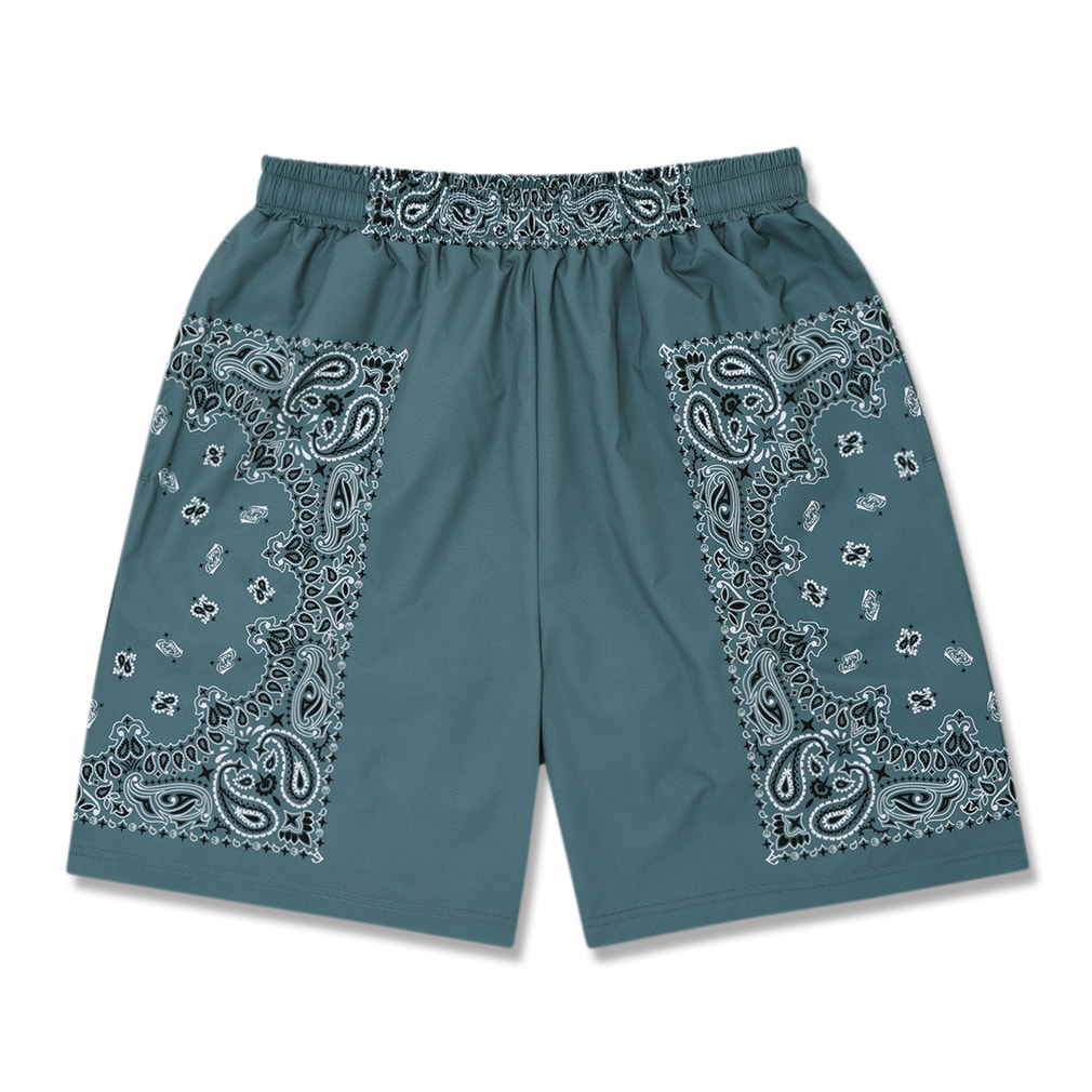 Arch bandana shorts(ブルー-S)