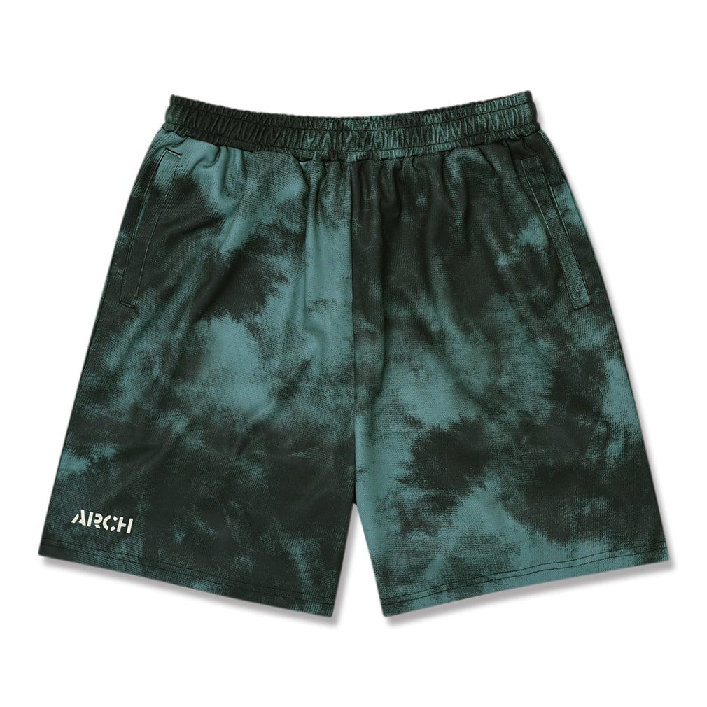Arch blur-flow shorts(スモークグリーン-S)