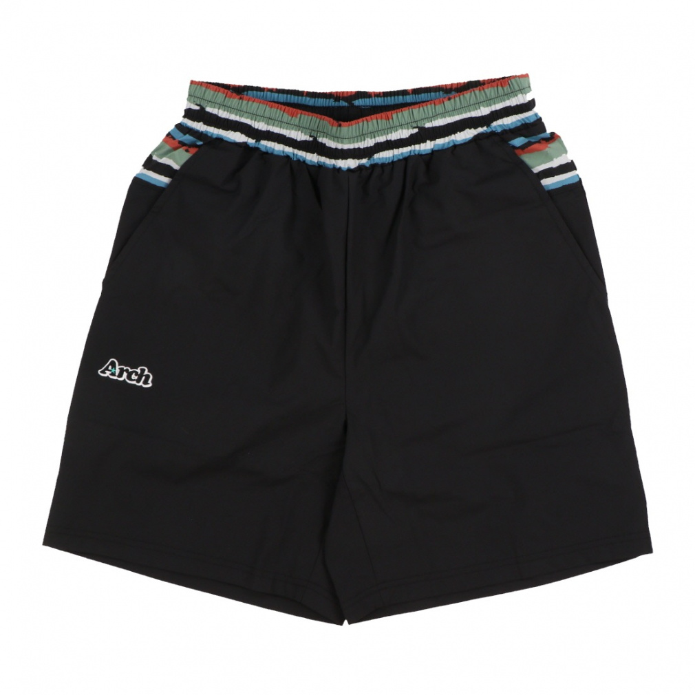 paint stripe shorts(ブラック-S　ユニセックス)