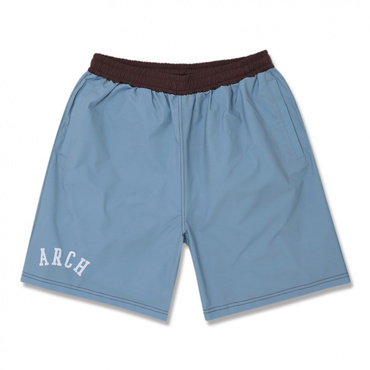 college BB shorts(ブルー-S　ユニセックス)
