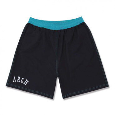 college BB shorts(ブラック-S　ユニセックス)