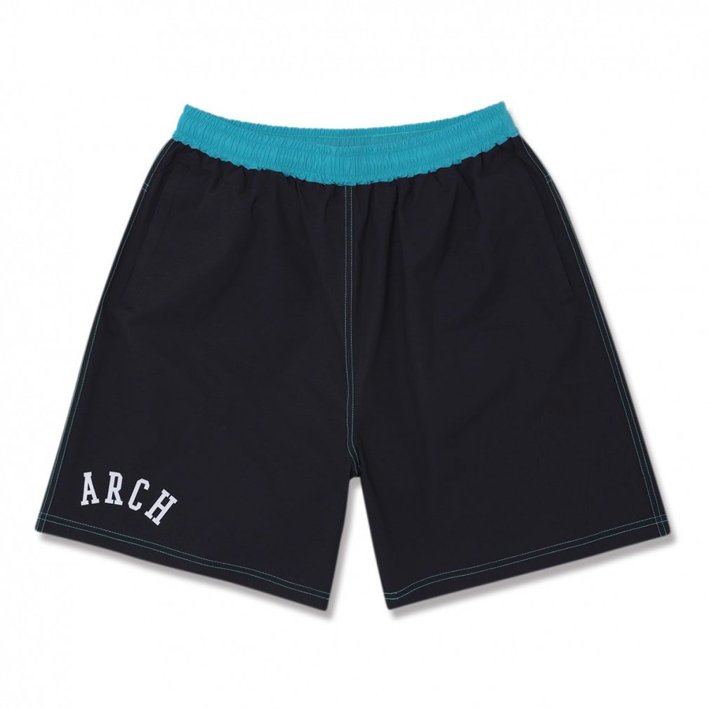 college BB shorts(ブラック-S　ユニセックス)
